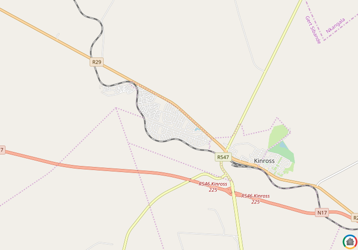 Map location of Thistle Grove